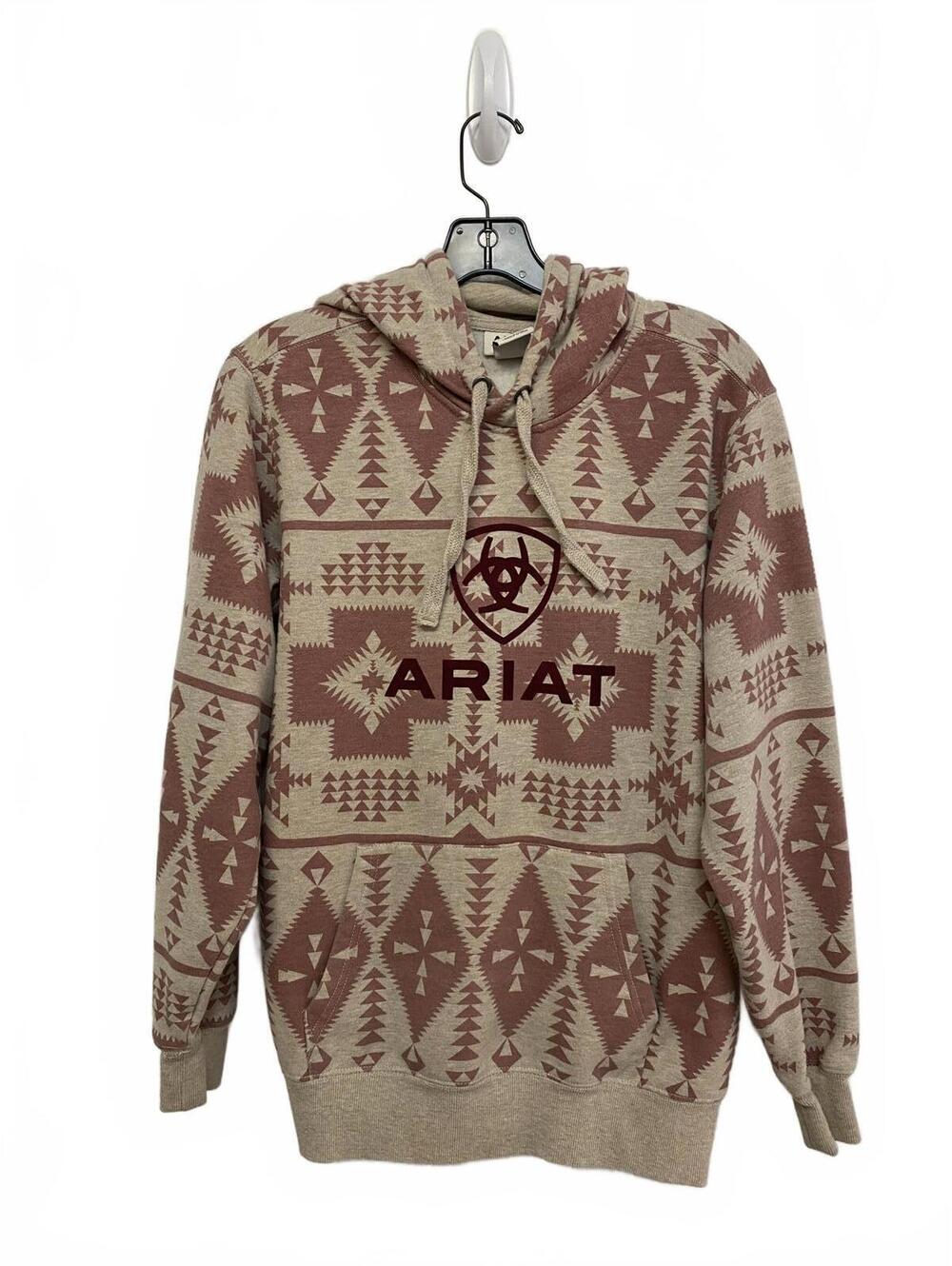 Ariat Geometric Aztec Patterned Hoodie Sweatshirt Horse Women’s Size Medium